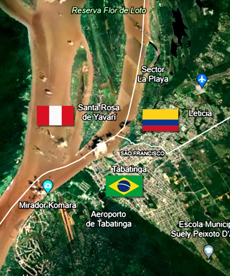 three borders i peru